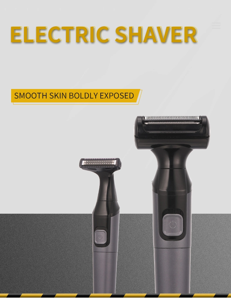 2 in 1 Shaver Reciprocating Electric Men Beard Knife Shaving Full Body Washable Razor